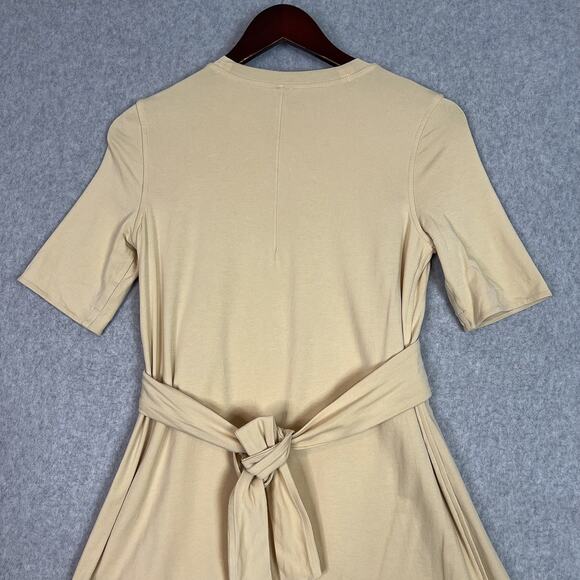 Lululemon Prosecco Cotton Wrap Front T Shirt Dress Size 2 - Picture 7 of 10